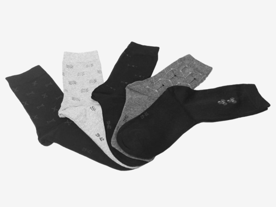 5 parov moških nogavic - lux mix 1