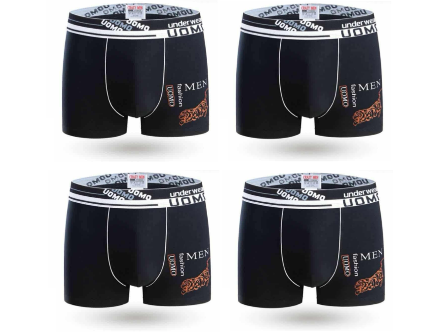 Moške boskerce - vzorec-tiger, bele / 4