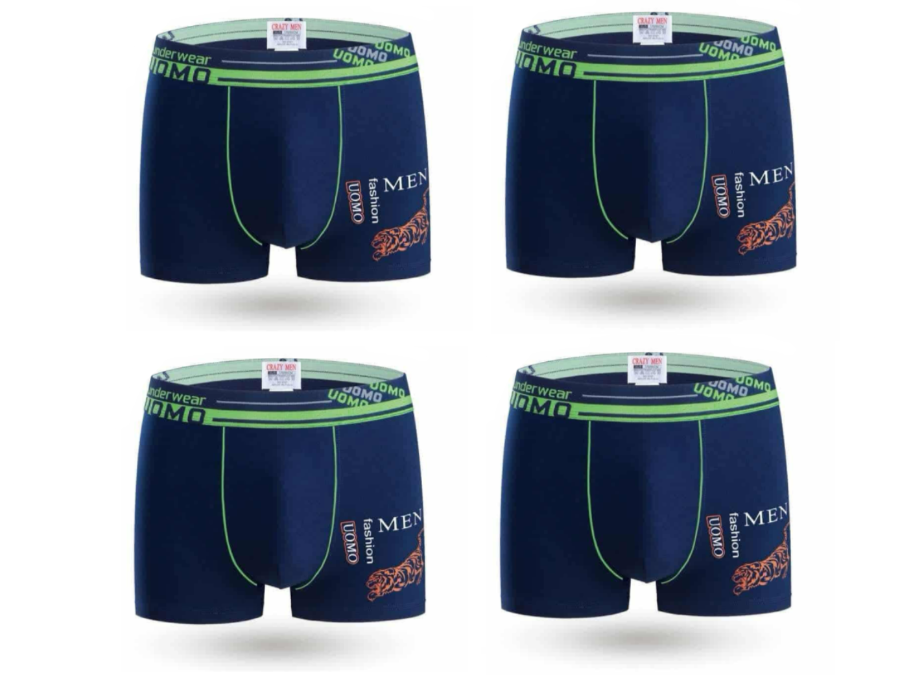 Moške boskerce - vzorec-tiger, zelene/ 4